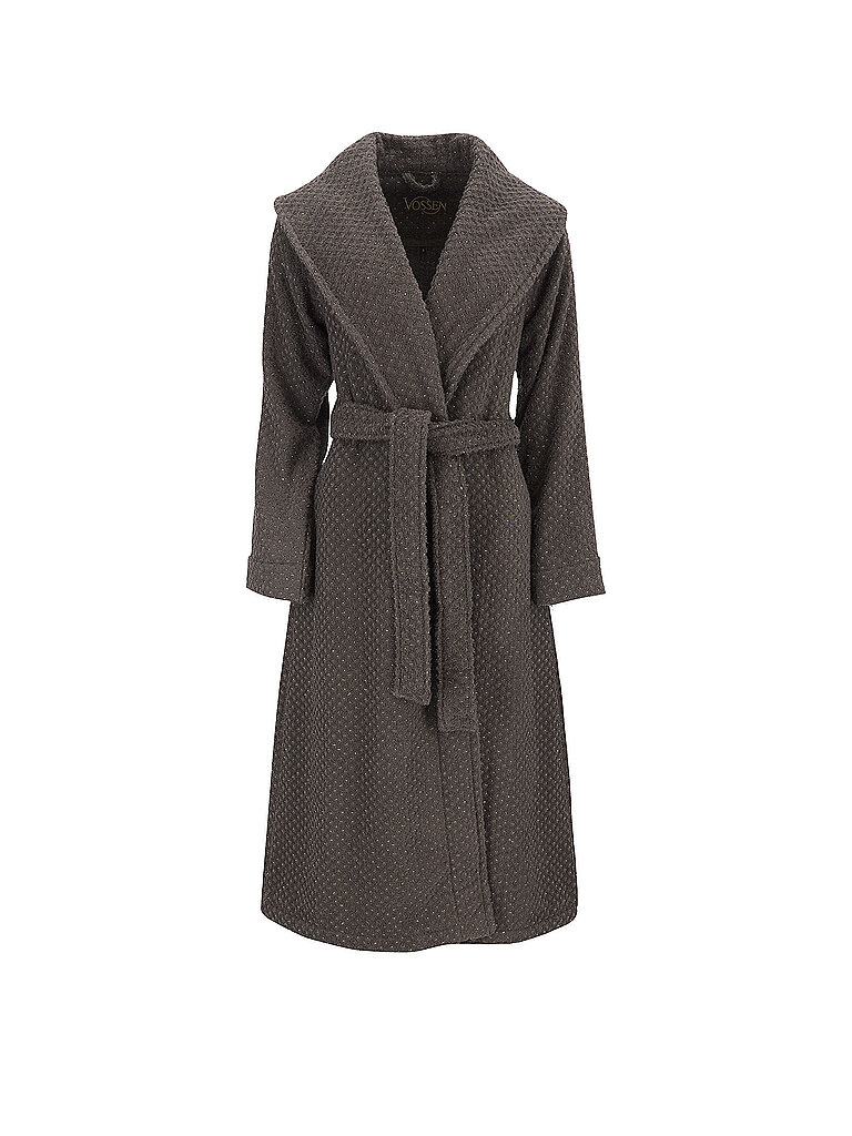 VOSSEN Damen Bademantel GOLDEN CENTURY Slate Grey grau | XS