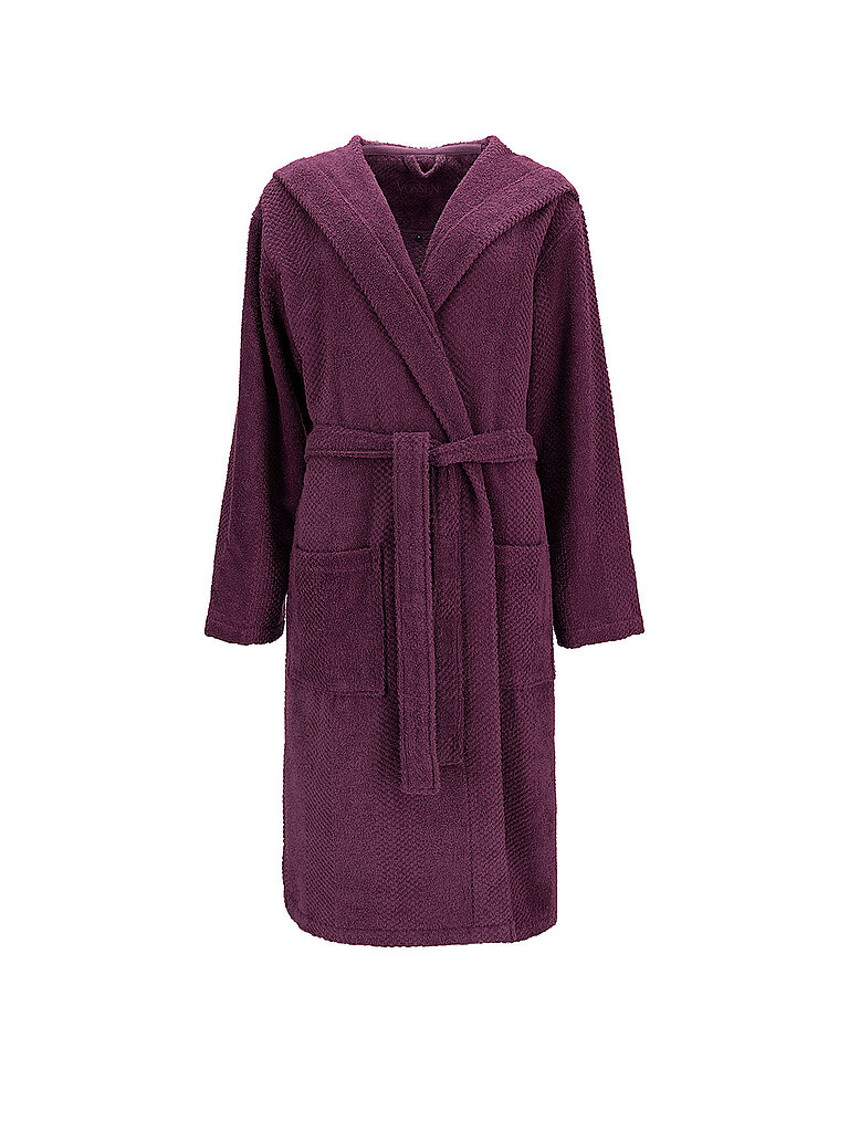 VOSSEN Unisex Bademantel  SAMU Elderberry beere | L