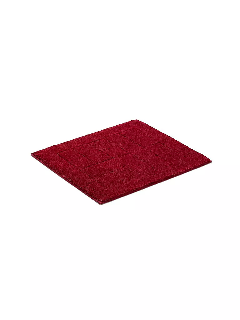 VOSSEN | Badeteppich "Exclusive" 55x65cm (rubin) | rot