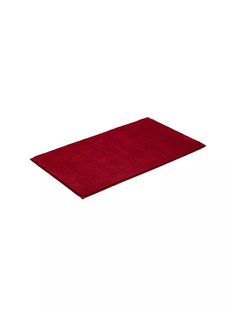 VOSSEN | Badeteppich "Exclusive" 60x100cm (rubin) | rot