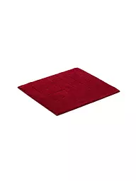 VOSSEN | Badeteppich EXCLUSIVE 55x65cm Flanell | dunkelrot