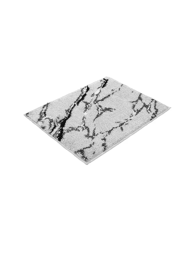 VOSSEN | Badteppich VOSSEN MARBLE 50x60cm Light Grey | hellgrau