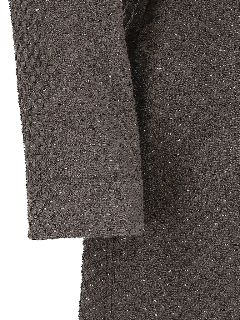 VOSSEN | Damen Bademantel GOLDEN CENTURY Slate Grey | grau