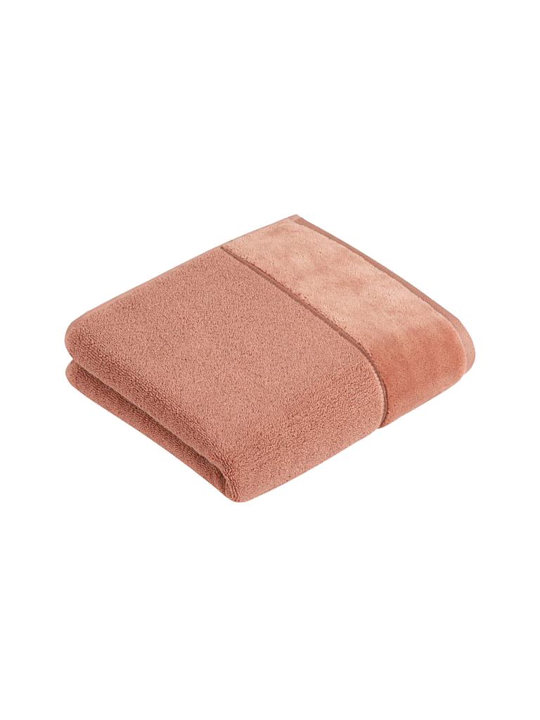 VOSSEN | Duschtuch "Pure" 67x140cm (Red Wood) | rosa