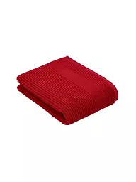 VOSSEN | Duschtuch TOMORROW 67x140cm Stone | rot