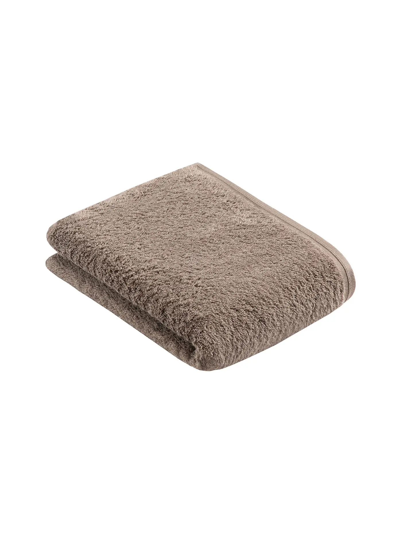 VOSSEN | Duschtuch VEGAN LIFE 67x140cm Clover  | braun