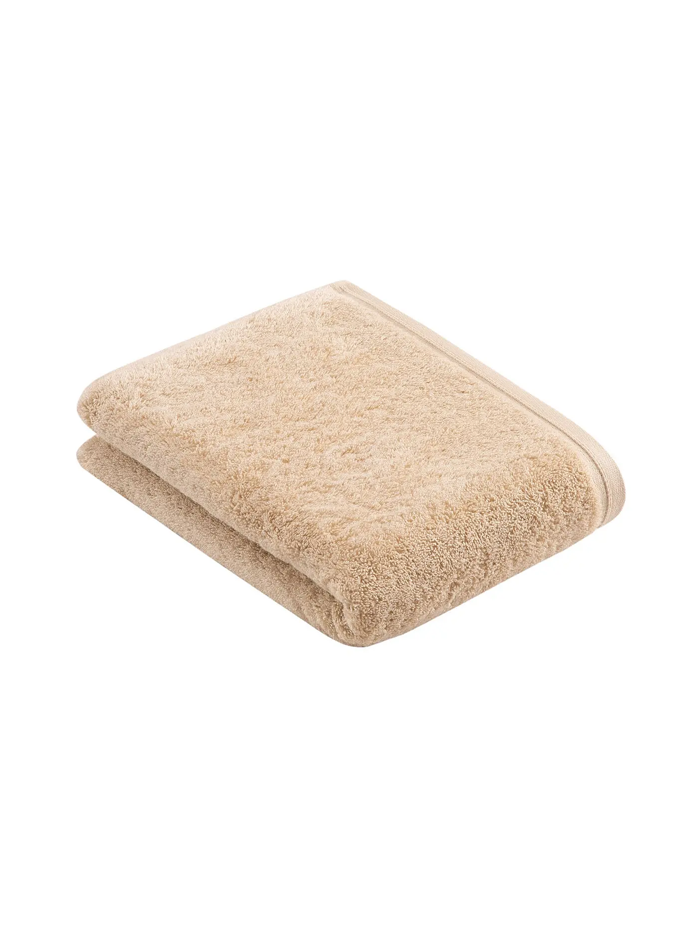 VOSSEN | Duschtuch VEGAN LIFE 67x140cm Clover  | beige