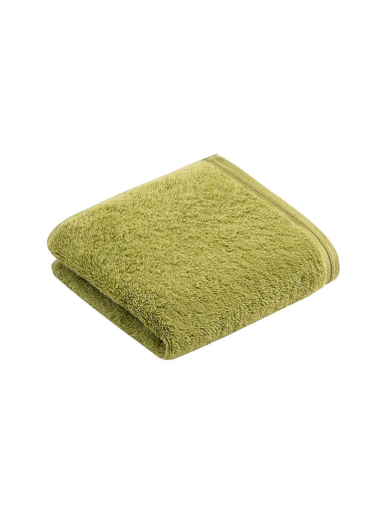 VOSSEN | Gästetuch "Vegan Life" 40x60cm (Avocado) | grün