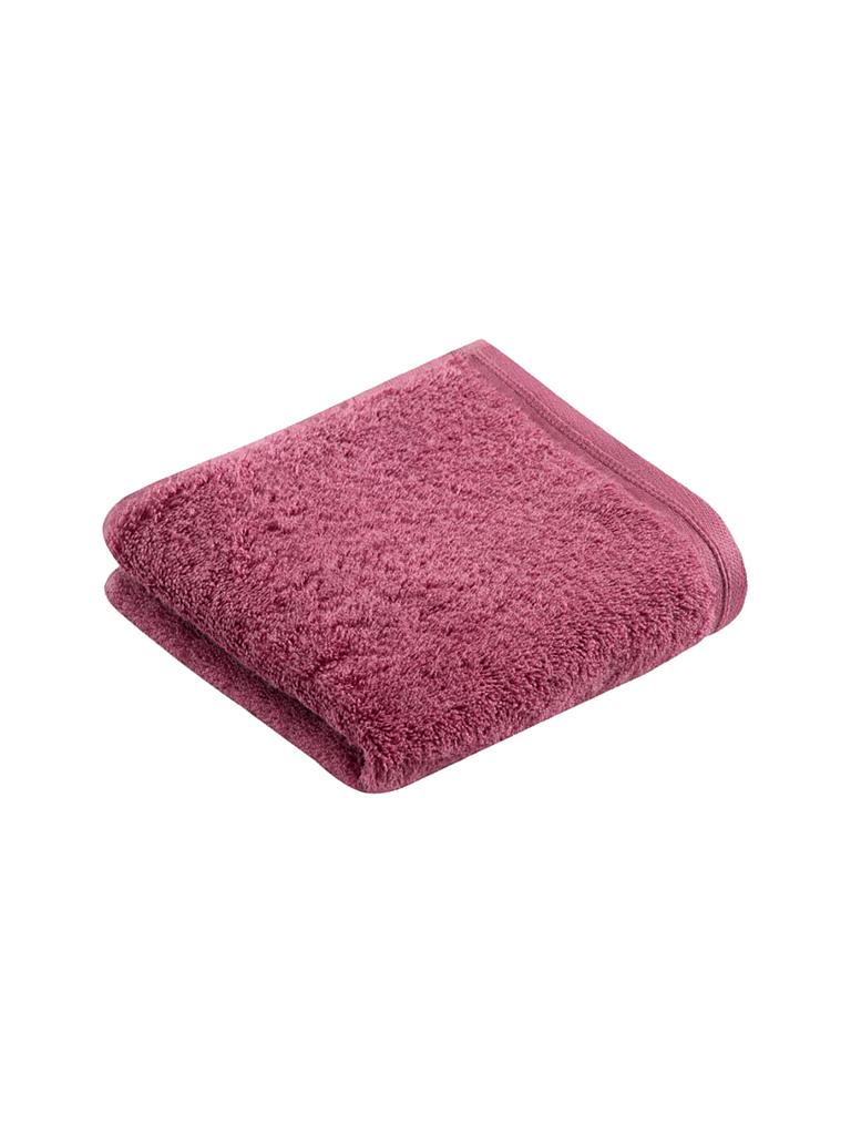 VOSSEN | Gästetuch "Vegan Life" 40x60cm (Blackberry) | pink