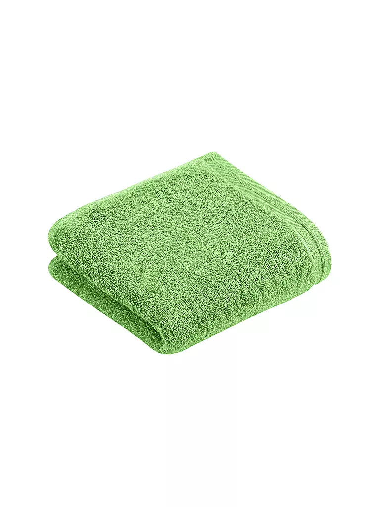 VOSSEN | Gästetuch 40x60cm VEGANISTA Nougat Me Good | grün