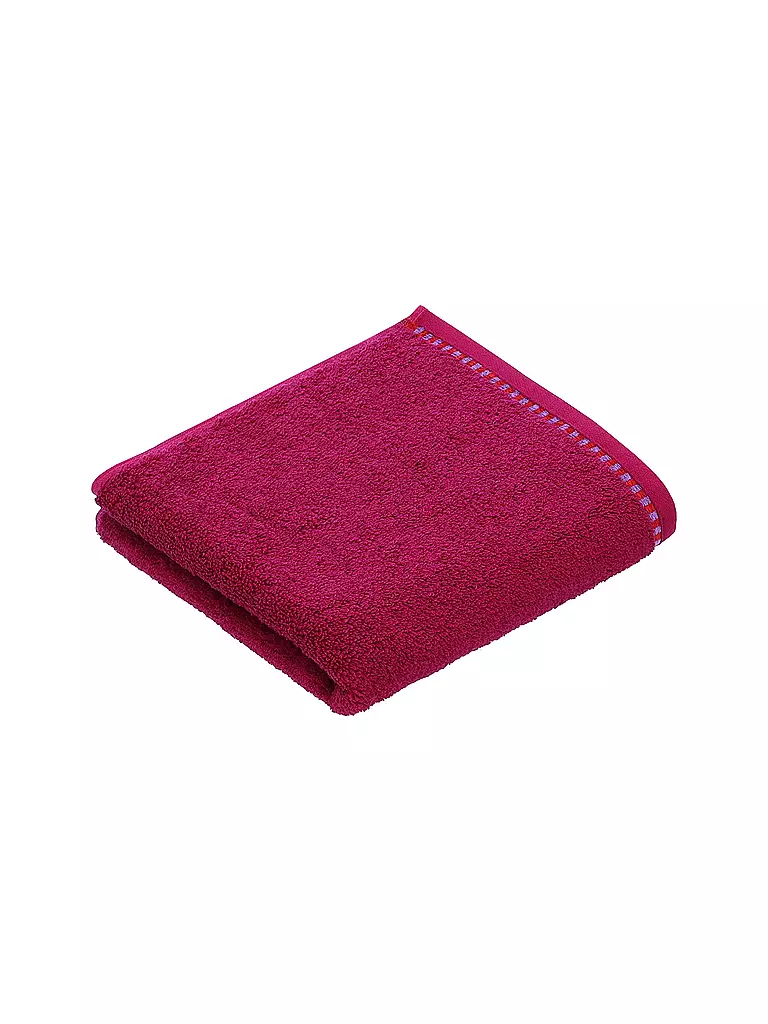 VOSSEN | Gästetuch MERA 30x50cm Cranberry | beere