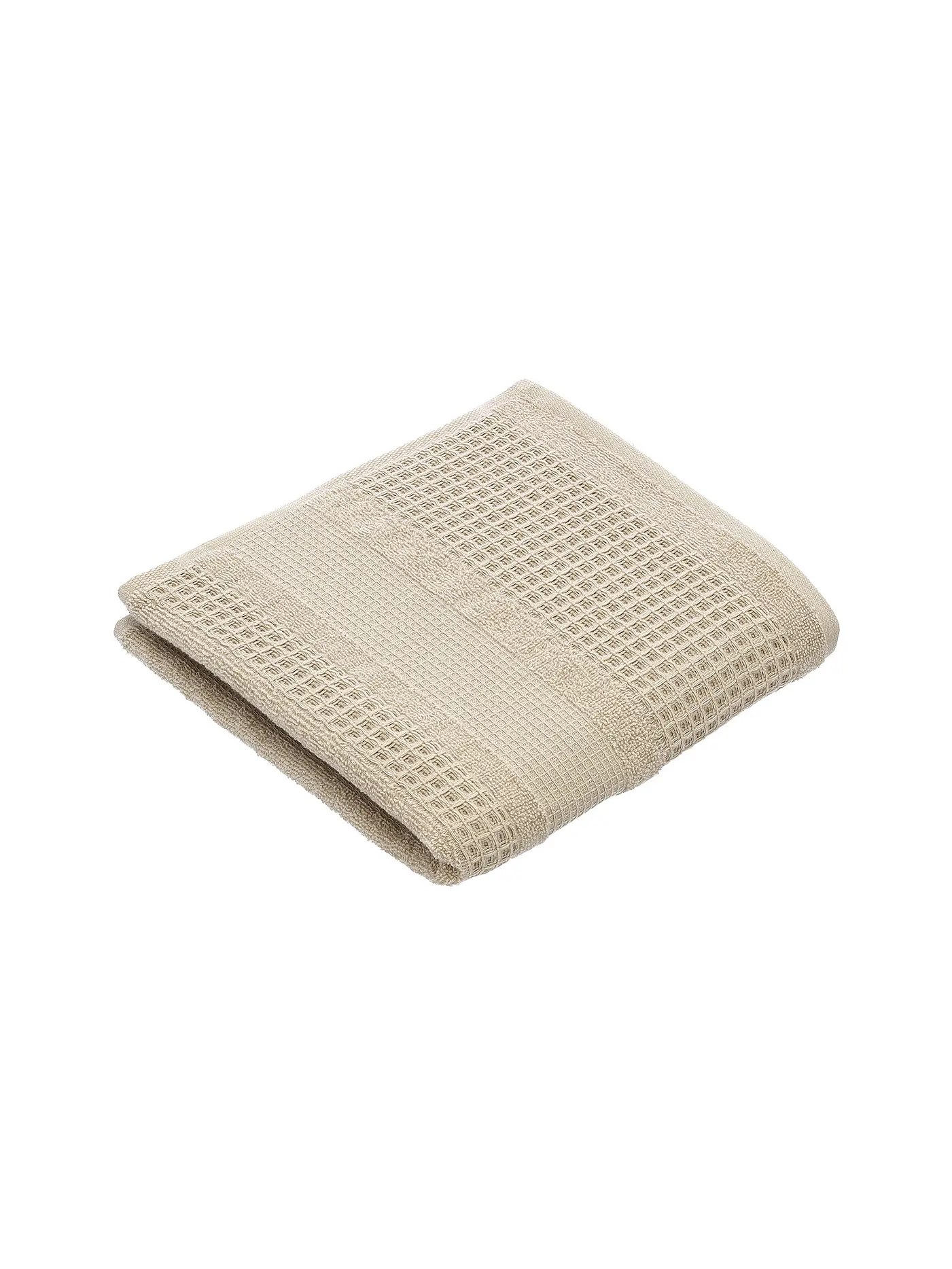VOSSEN | Handtuch 50x100cm SENSES Detox Green  | beige
