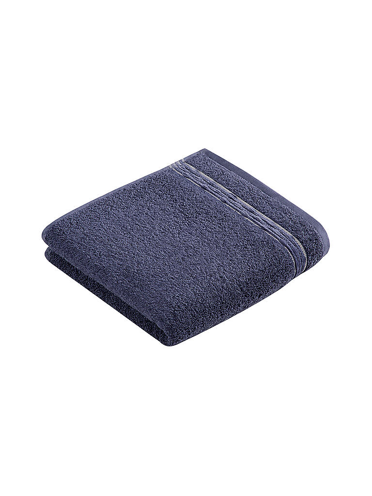 VOSSEN | Handtuch Mistletoe Kisses 50x100cm Aubergine | blau