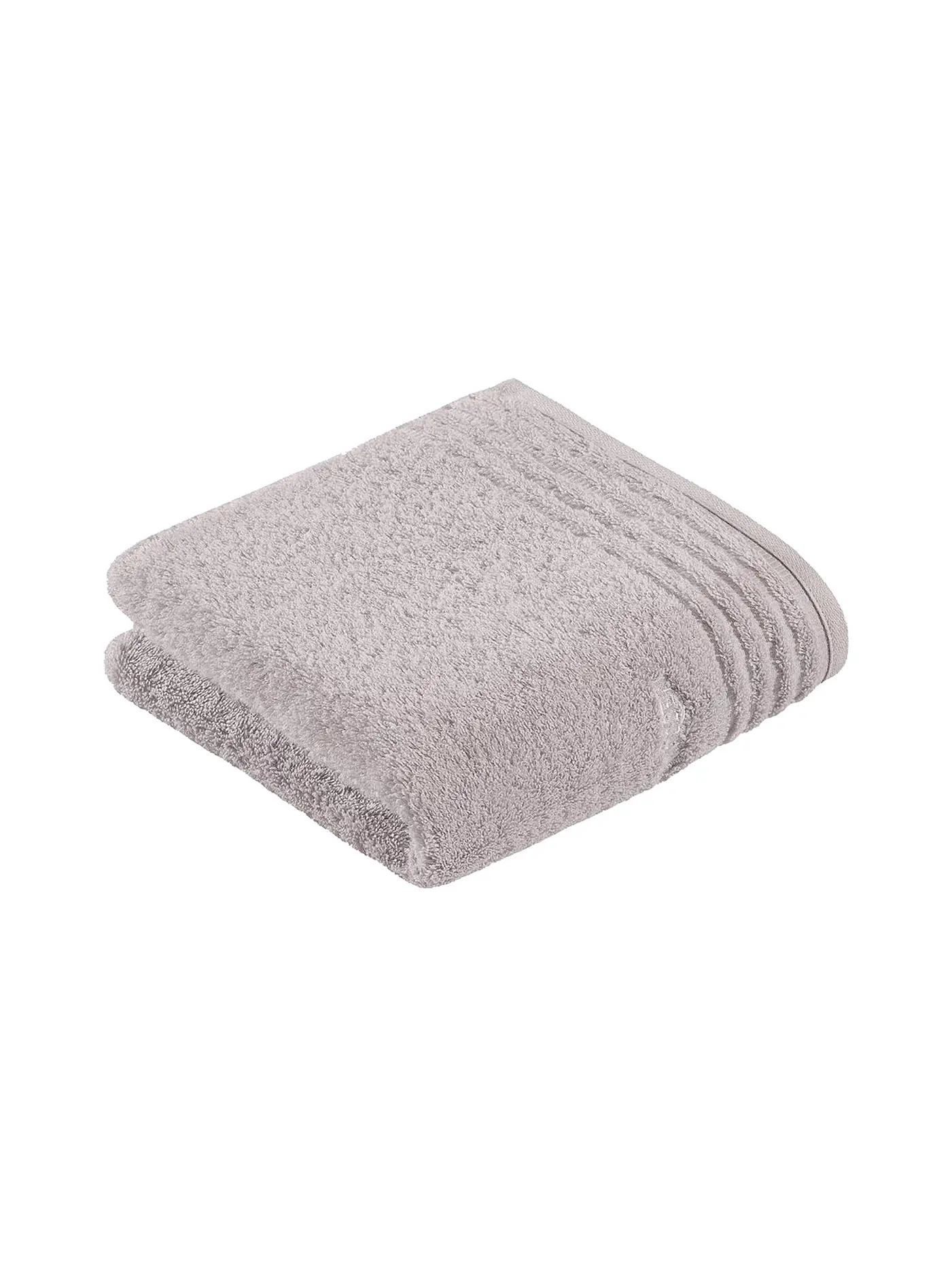 VOSSEN | Handtuch VIENNA STYLE SUPERSOFT 60x110cm Light Grey | silber