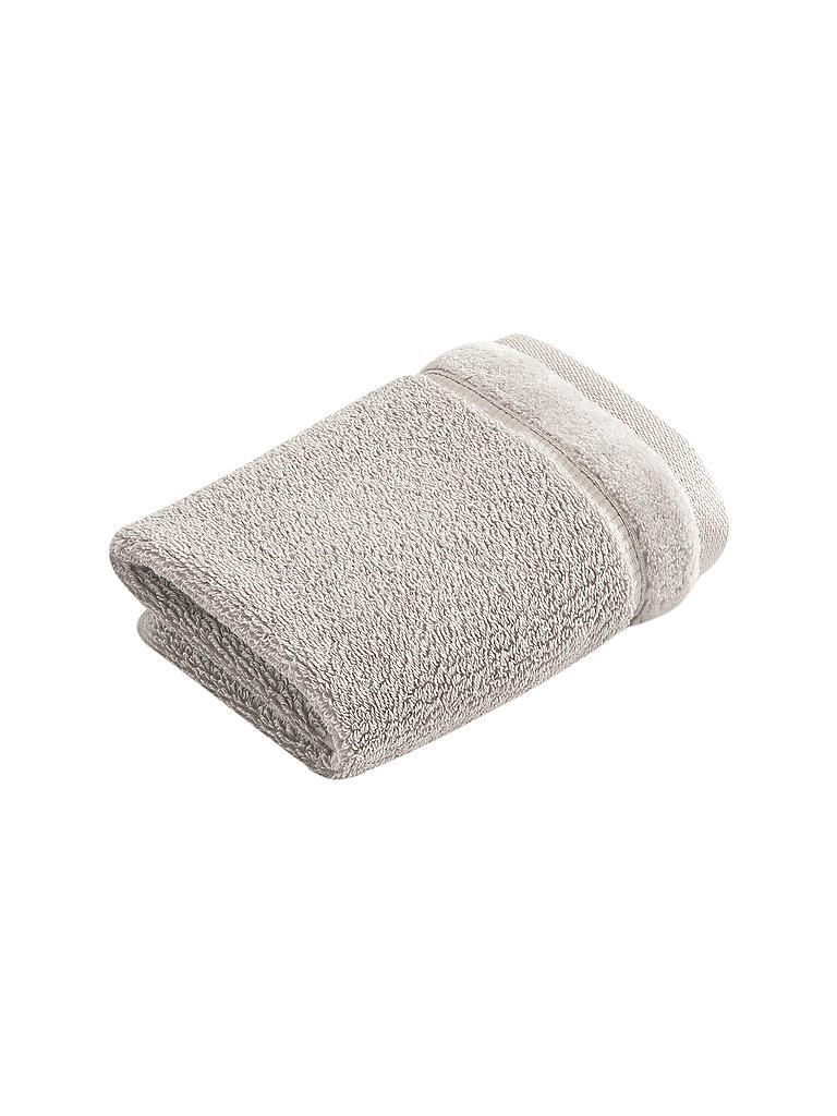 VOSSEN | Seiftuch Pure 30x30cm Stone | silber