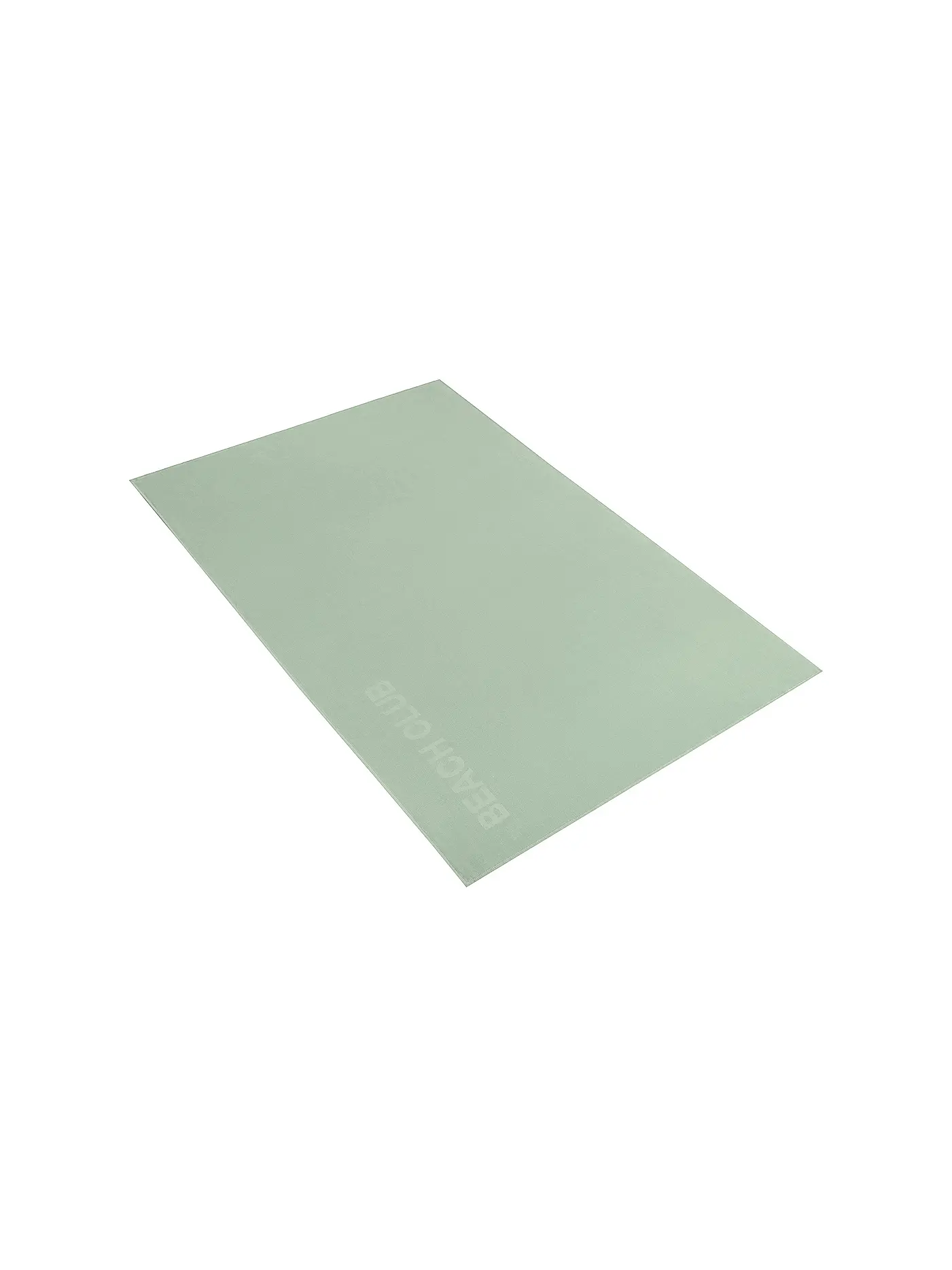 VOSSEN | Strandtuch BEACH CLUB 100x180cm Flanell | hellgrün