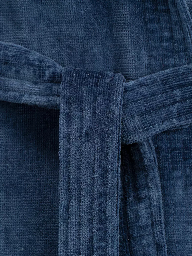 VOSSEN | Unisex Bademantel TEXAS Winternight | blau