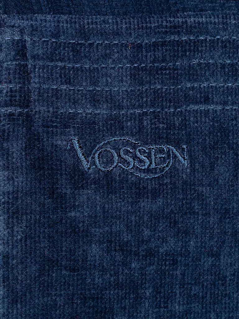 VOSSEN | Unisex Bademantel TEXAS Winternight | blau