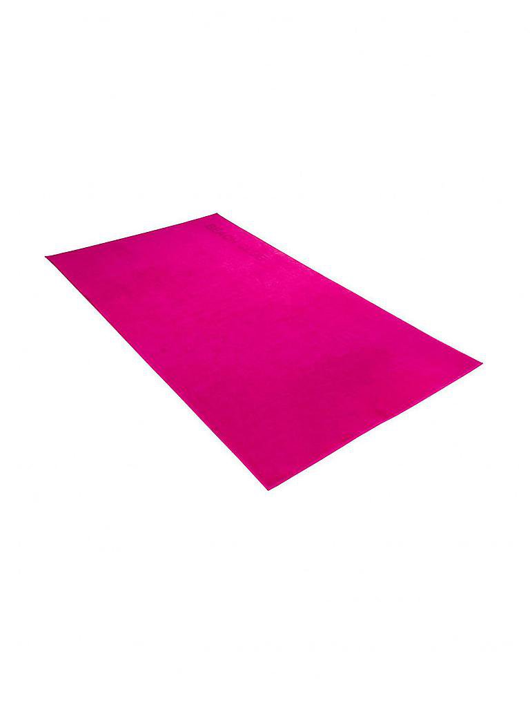 VOSSEN | Velour-Strandtuch "Beach Club" 100x180cm (cranberry) | pink
