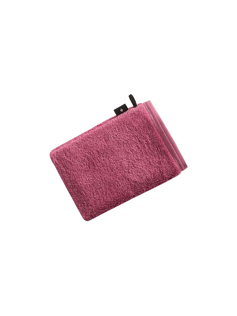 VOSSEN | Waschhandschuh "Vegan Life" 16x22cm (Blackberry) | pink