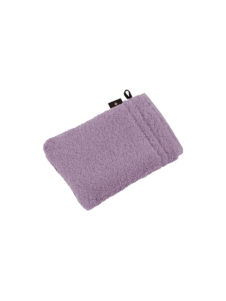 VOSSEN | Waschhandschuh "Vienna Style" 16x22cm (Plum) | lila