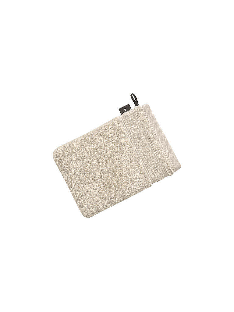 VOSSEN | Waschhandschuh Balance 16x22cm Sand | beige