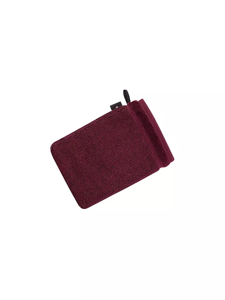 VOSSEN | Waschhandschuh PURE 16x22cm Berry | beere