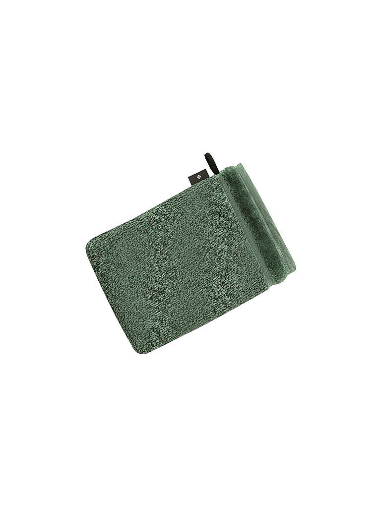 VOSSEN | Waschhandschuh Pure 16x22cm Green Tea | petrol