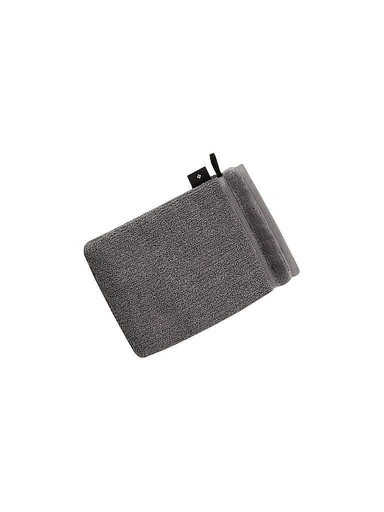 VOSSEN | Waschhandschuh Pure 16x22cm Lavastone | grau