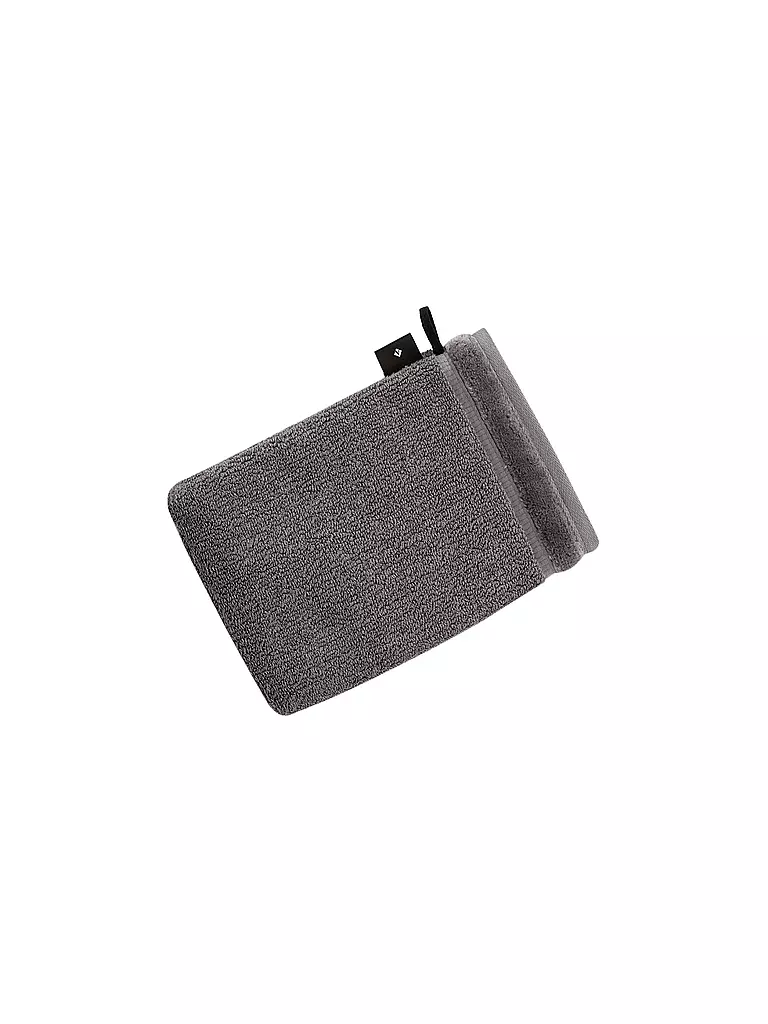 VOSSEN | Waschhandschuh PURE 16x22cm Lavastone | grau