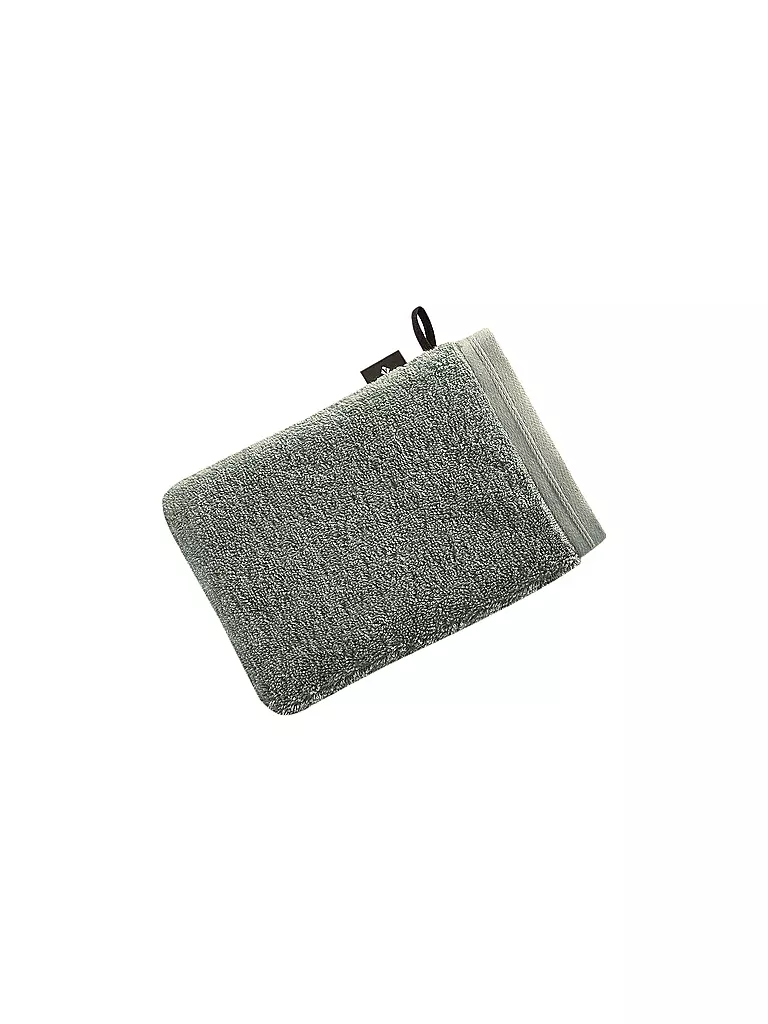 VOSSEN | Waschhandschuh Vegan Life 16x22cm Sage | grün