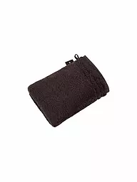 VOSSEN | Waschhandschuh VIENNA STYLE SUPERSOFT 16x22cm Light Grey | braun
