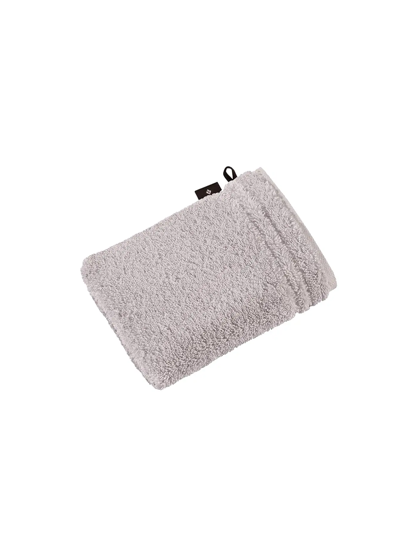 VOSSEN | Waschhandschuh VIENNA STYLE SUPERSOFT 16x22cm Deep Blue | silber