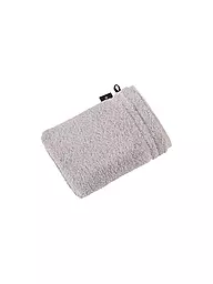 VOSSEN | Waschhandschuh VIENNA STYLE SUPERSOFT 16x22cm Light Grey | silber