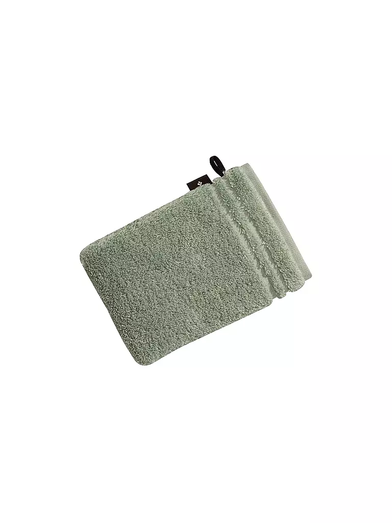 VOSSEN | Waschhandschuh VIENNA STYLE SUPERSOFT 16x22cm Soft Green | grün