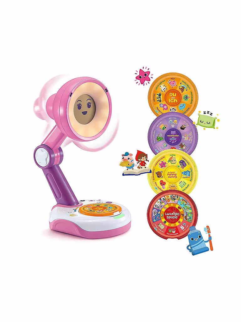 VTECH | Funny Sunny, die interaktive Lampen-Freundin Pink | keine Farbe