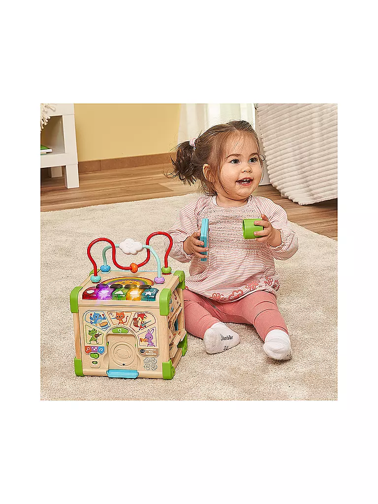 VTECH | Interaktiver Holz-Spielwürfel | keine Farbe