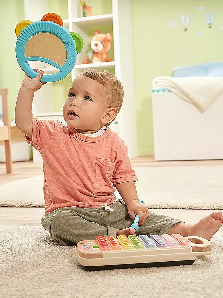 VTECH | Interaktives Holz-Xylofon mit Tamburin | keine Farbe