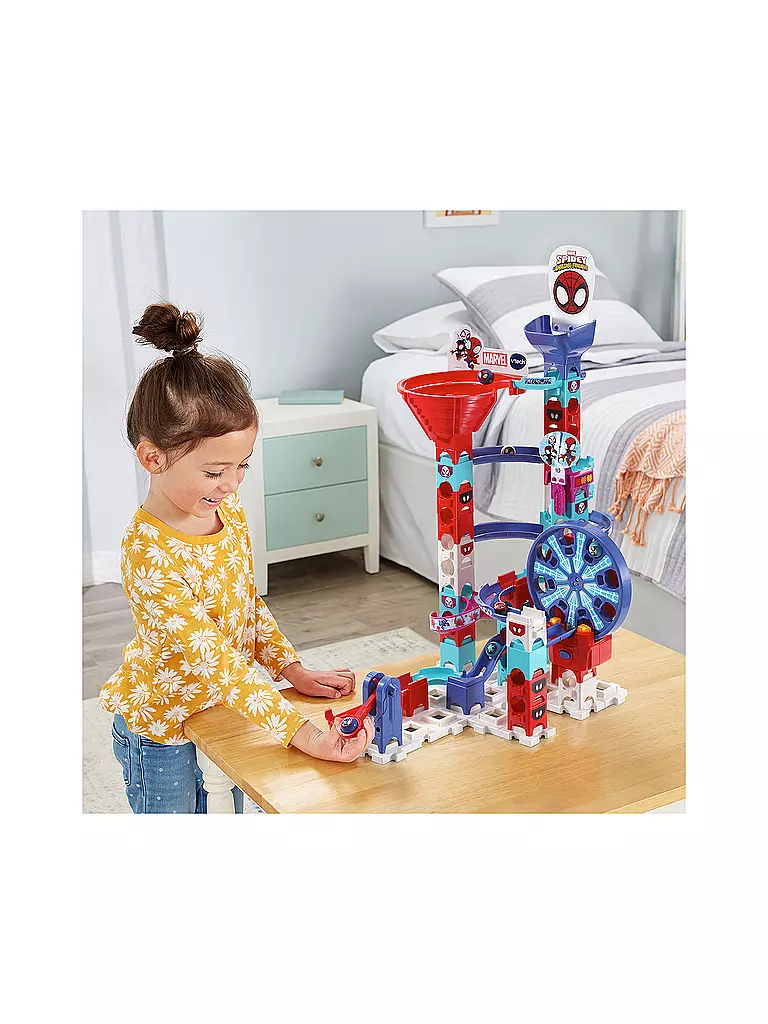 VTECH | Marble Rush - Spidey Super Spin Challenge SP300 E Kugelbahn | keine Farbe