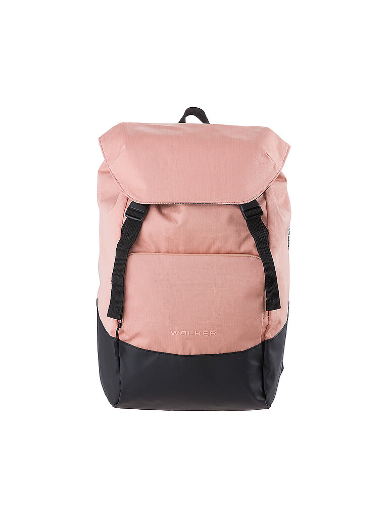 Walker 42129-026 - Lifestyle Rucksack Sol Flamingo mit Hauptfach, Laptopfach, ergonomischer Rückenpolsterung, Steckschließen, wasserabweisend, ca. 25 l Volumen