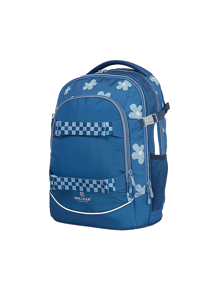 WALKER Schulrucksack Fame 2.0 Uni 90ies Flower Blue – Walker