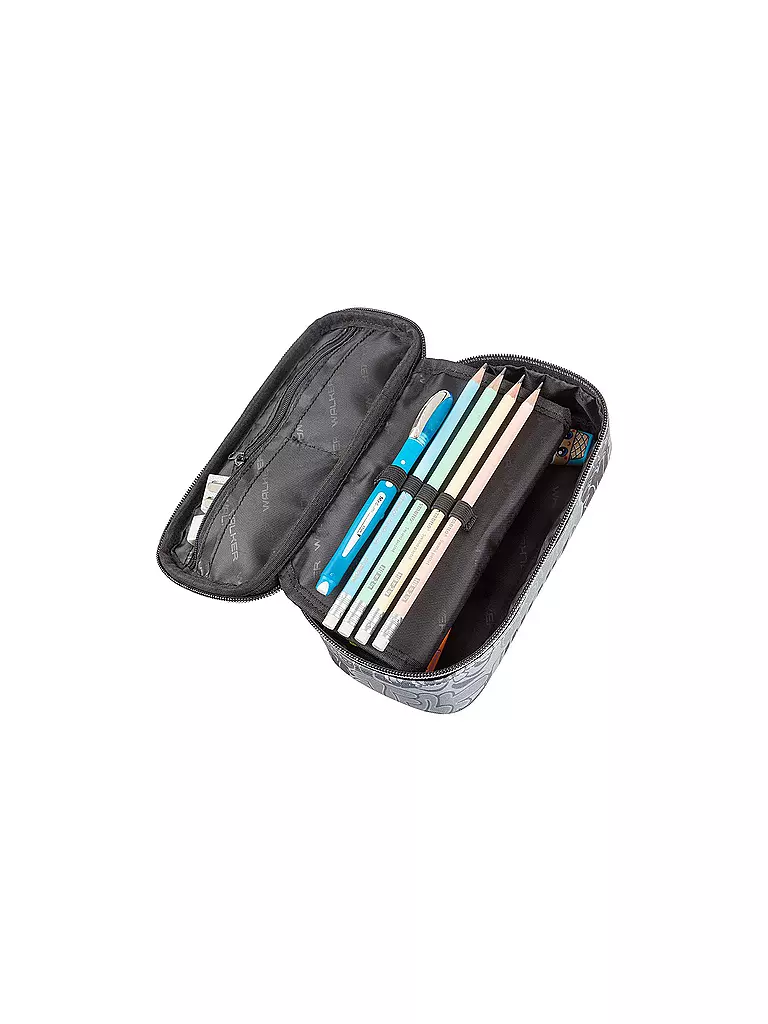 WALKER | Federmappe Pencil Box Concept Blue Washed | blau