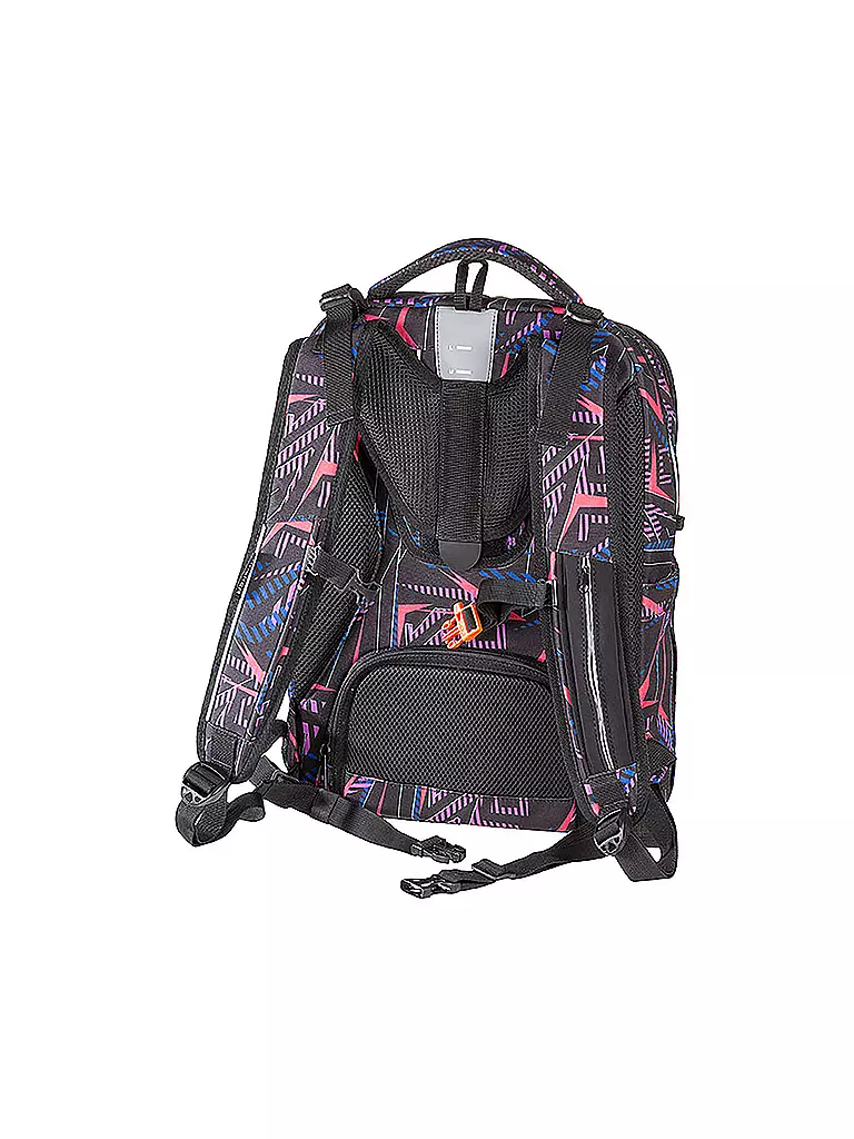 WALKER | Rucksack "Wizzard Elite - Neon Lights" | schwarz