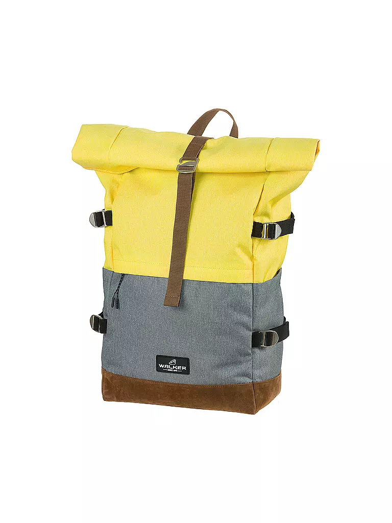 WALKER | Rucksack Roll Up Two Concept Butter and Grey | gelb