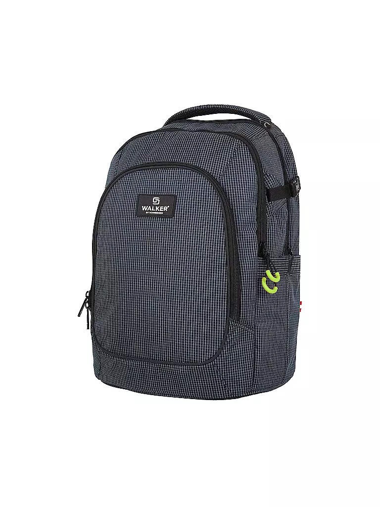 WALKER | Schulrucksack Campus Evo 2.0 Grid Navy | dunkelblau