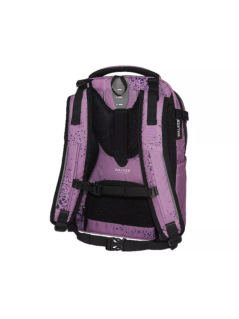 WALKER | Schulrucksack Campus Evo 2.0 Purple Splash  | beere