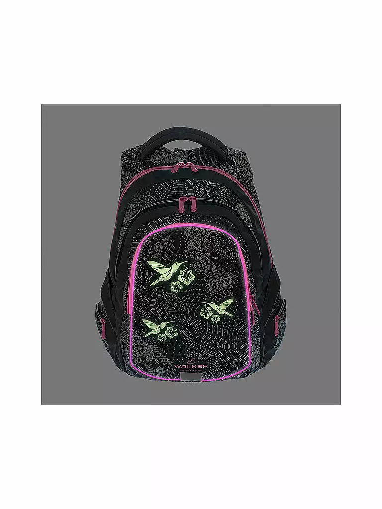 WALKER | Schulrucksack Fame Glow in the Dark Blau | blau