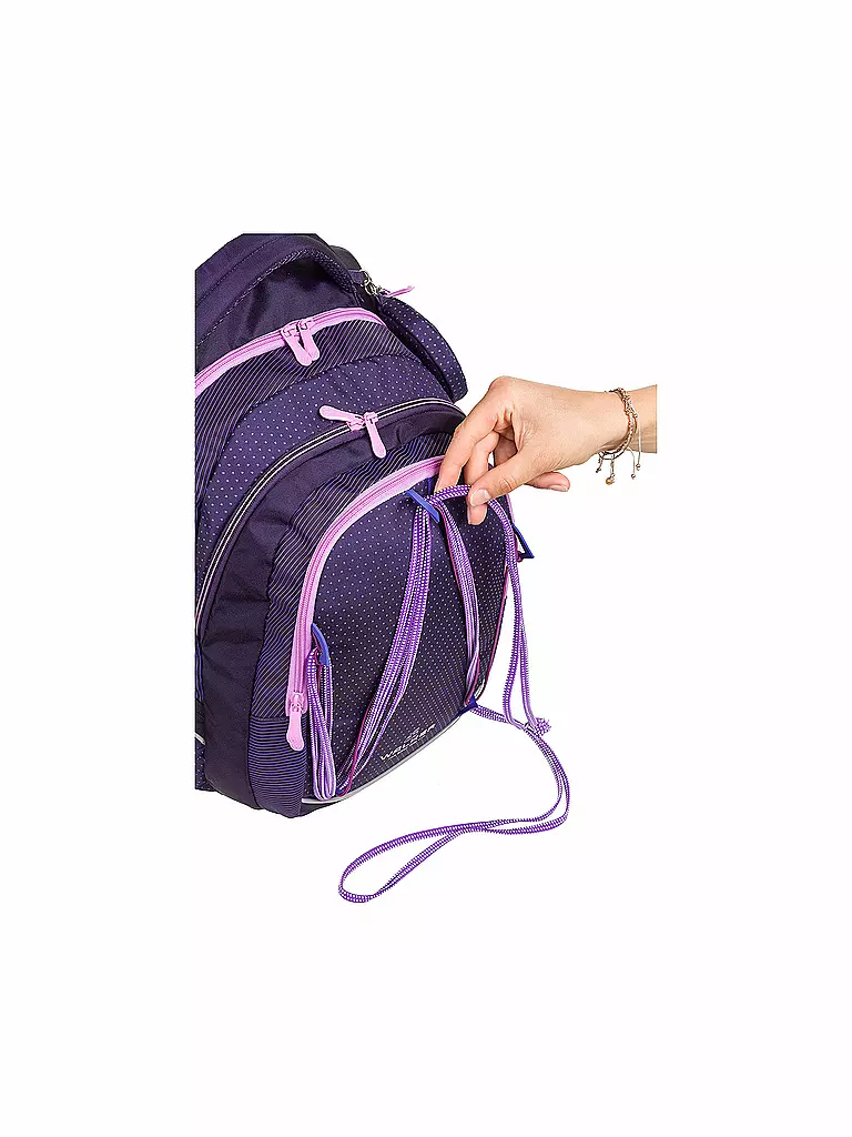 WALKER | Schulrucksack Fame Twist Violett | lila