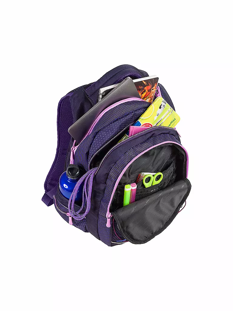 WALKER | Schulrucksack Fame Twist Violett | lila