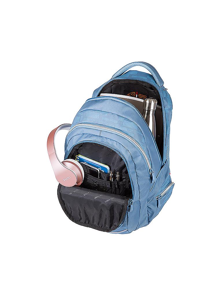 WALKER | Schultasche "Fame Laces - Light Blue" | blau